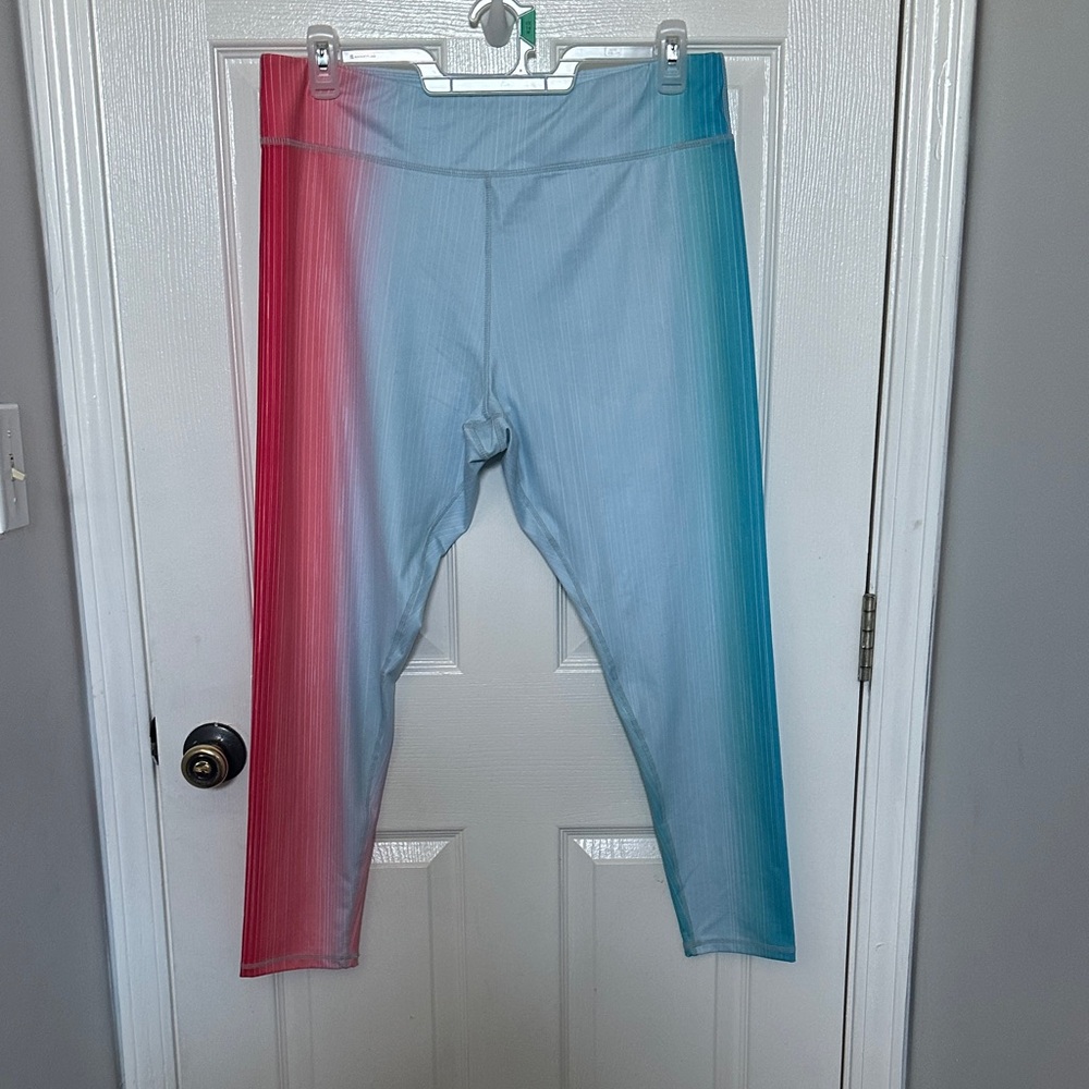 Plus Size Ladies Gradient Leggings -XXL